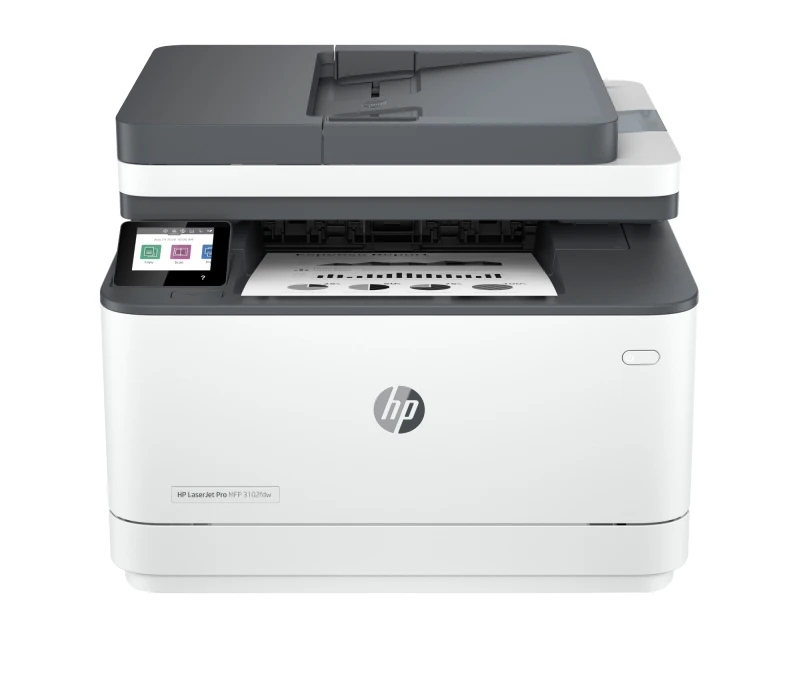 Image of HP LaserJet Pro 3102fdw Wireless Multifunction Black and white Printer