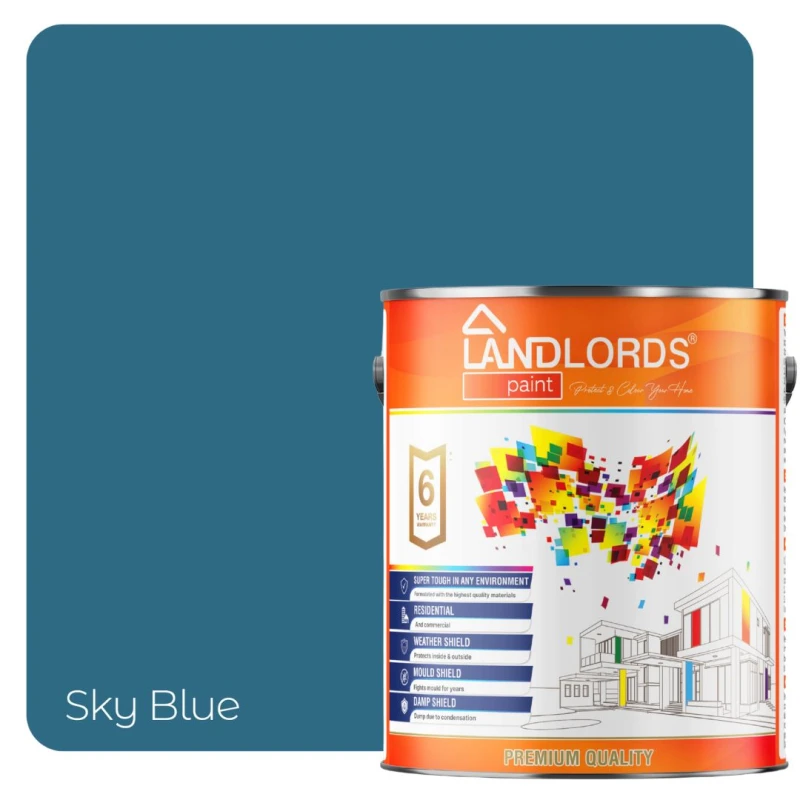 Image of LANDLORDS PAINT Shed & Fence Paint - 2.5L in Sky Blue Sky Blue Unisex 2.5L
