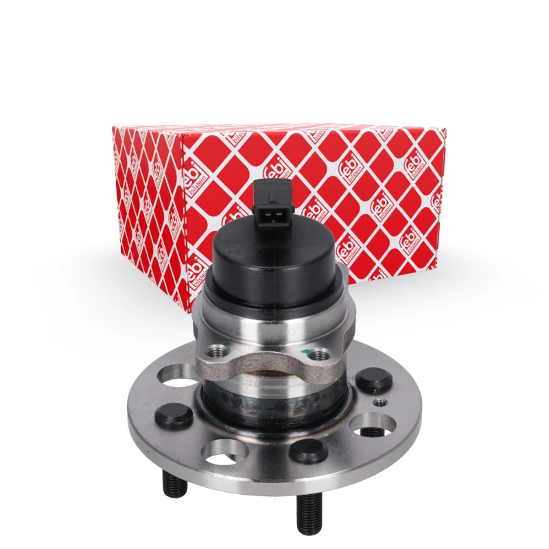 Image of FEBI BILSTEIN 31403 Wheel bearing kit Rear Axle Right, with integrated ABS sensor Wheel Bearing Kit (654)