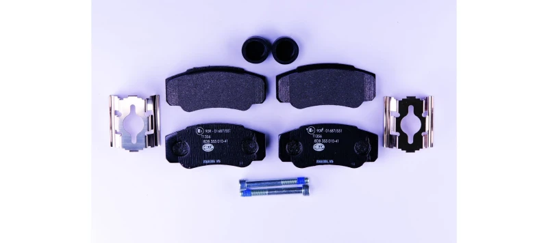 Image of HELLA Brake pad set HELLA 8DB 355 010-411