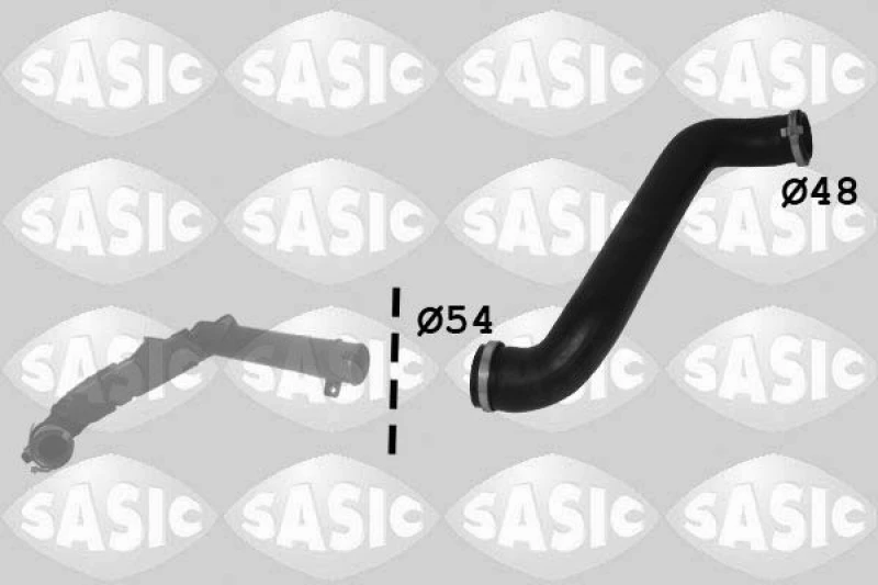Image of Charger intake hose SASIC 3336308