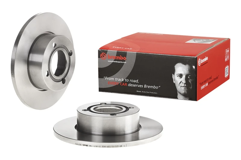 Image of BREMBO Brake disc BREMBO 08.5714.10