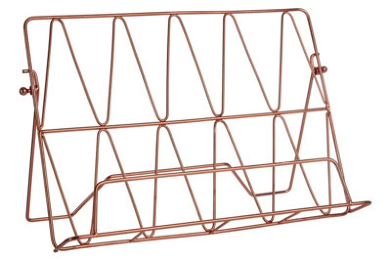 Image of Interiors by Premier Vertex Copper Finish Book Stand Gold