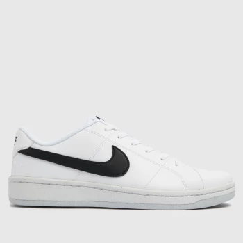 image of Nike White & Black Court Royale 2 Better Essentia Trainers