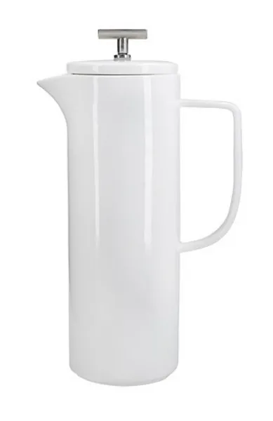 image of La Cafetiere LCCERAM8CUPWHT Ceramic Vienna 8 Cup Cafetiere Coffee Maker