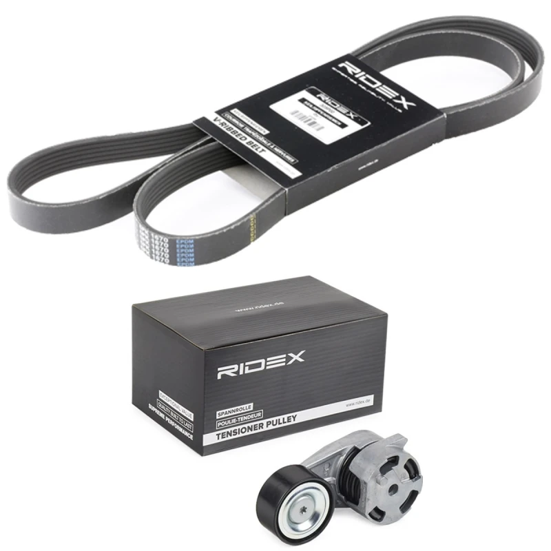 Image of RIDEX 542R1333 V-ribbed belt set V-Ribbed Belt Set (542)