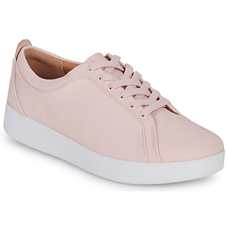Image of Women RALLY Canvas Trainers Canvas/Leather, Outlet