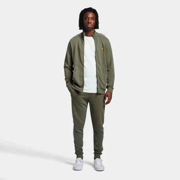Image of Mens Sweatpant with Contrast Piping - Cactus Green - XXL