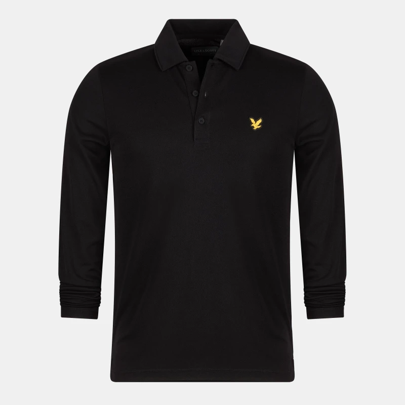 Image of Lyle and Scott Lyle LS Tech Polo - Black XS