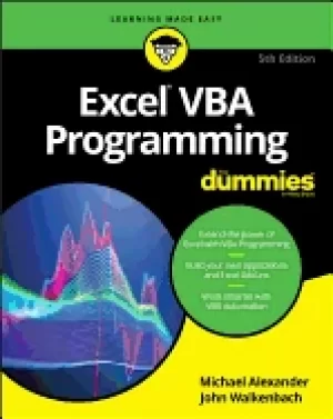 Image of excel vba programming for dummies