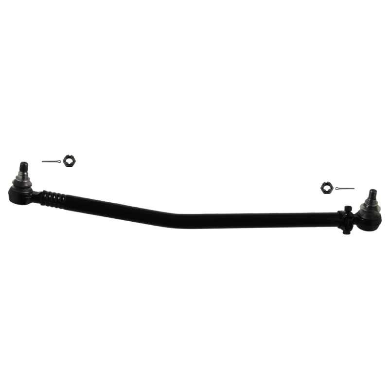 Image of FEBI BILSTEIN 02090 Centre Rod Assembly Front Axle, with castellated nut and split pins, OE Turbo NEW Centre Rod Assembly (285)