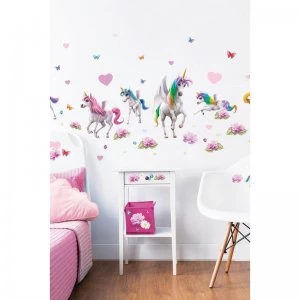 image of Walltastic Magical Unicorn Wall Stickers