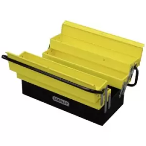 image of Stanley by Black & Decker 1-94-738 CANTILEVER Tool box (empty) Metal Yellow, Black