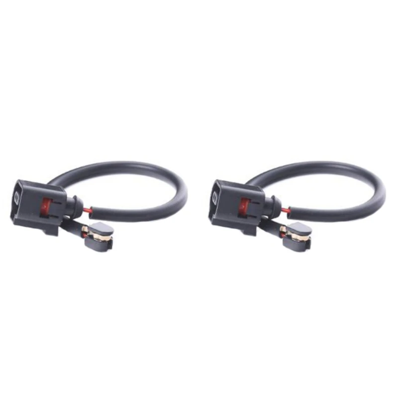 Image of RIDEX 407W0213 Brake Pad Wear Sensor Front axle both sides Warning Contact,brake pad wear (407)