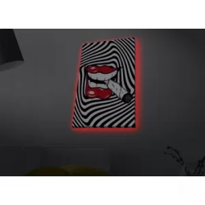 Image of 4570MDACT-077 Multicolor Decorative LED Lighted Canvas Painting