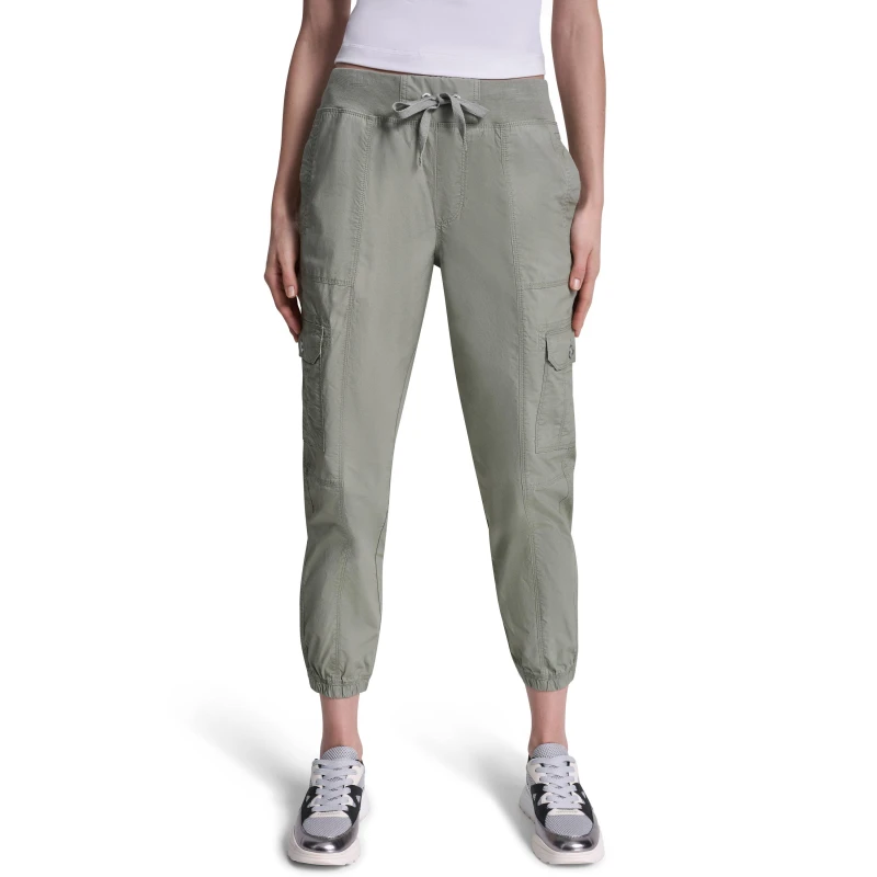 Image of DKNY Cargo Jogger Ld62 Bay Leaf female 8 (XS)