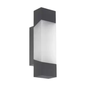 image of IP44 Outdoor Wall Light Anthracite Porch Accent Lamp 4.8W Built in LED