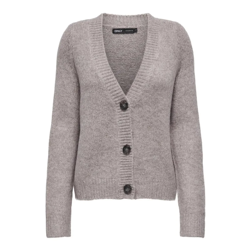 Image of Only Buttoned V-Neck Cardigan beige Women XS;XL