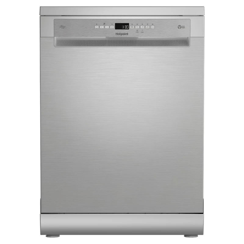 Image of Hotpoint H7F HP61X UK Full Size Dishwasher - Stainless Steel - A Rated, Stainless Steel
