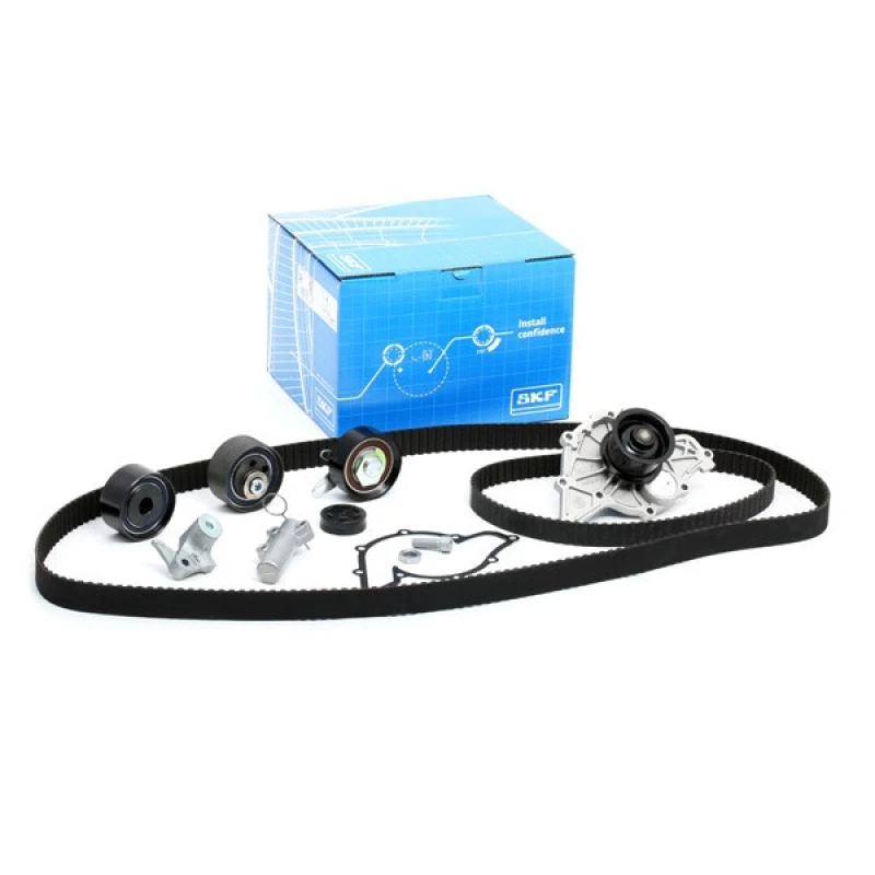 Image of SKF VKMC 01952 Water Pump + Timing Belt Kit with gaskets/seals, with tensioner pulley damper Water Pump & Timing Belt Kit (3096)
