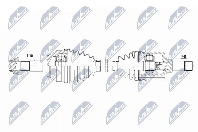 Image of NTY Drive shaft NTY NPW-CT-117
