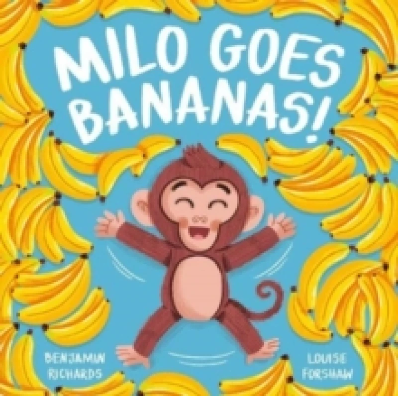 Image of Benjamin Richards Milo Goes Bananas Paperback Book Multi