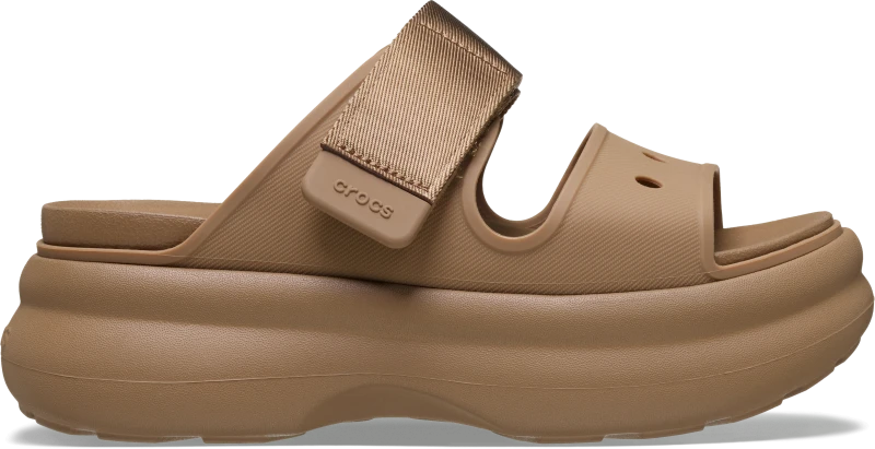 Image of Crocs Women Soho Two Strap Sandals Sepia 9