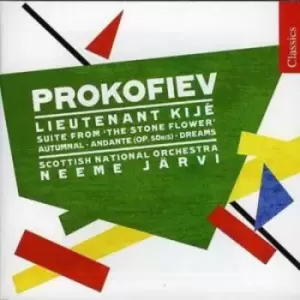 Image of Scottish National Orchestra - Lieutenant Kije, Suite from the Stone Flower (Jarvi, Sno) CD Album - Used