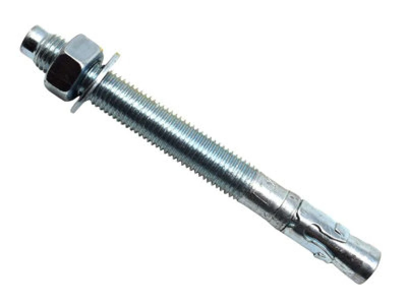 Image of Masonmate 0841Eta640200 Zinc Plated Through Bolt M20 X 200mm 10 Mamtbzm20200