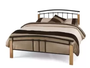 Image of Serene Tetras 5ft King Size Black Metal Bed