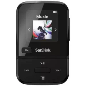 image of SanDisk Clip Sport Go MP3 player 16GB Black Clip, FM radio