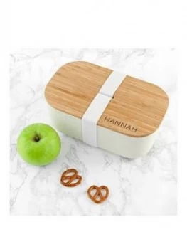 image of Personalised Bamboo Lunch Box