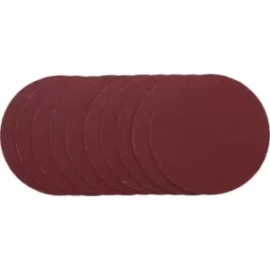 Image of Draper Unpunched Hook and Loop Sanding Discs 125mm 125mm 120g Pack of 10