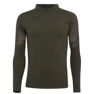 image of Puma Quarter Zip Training Top - Green