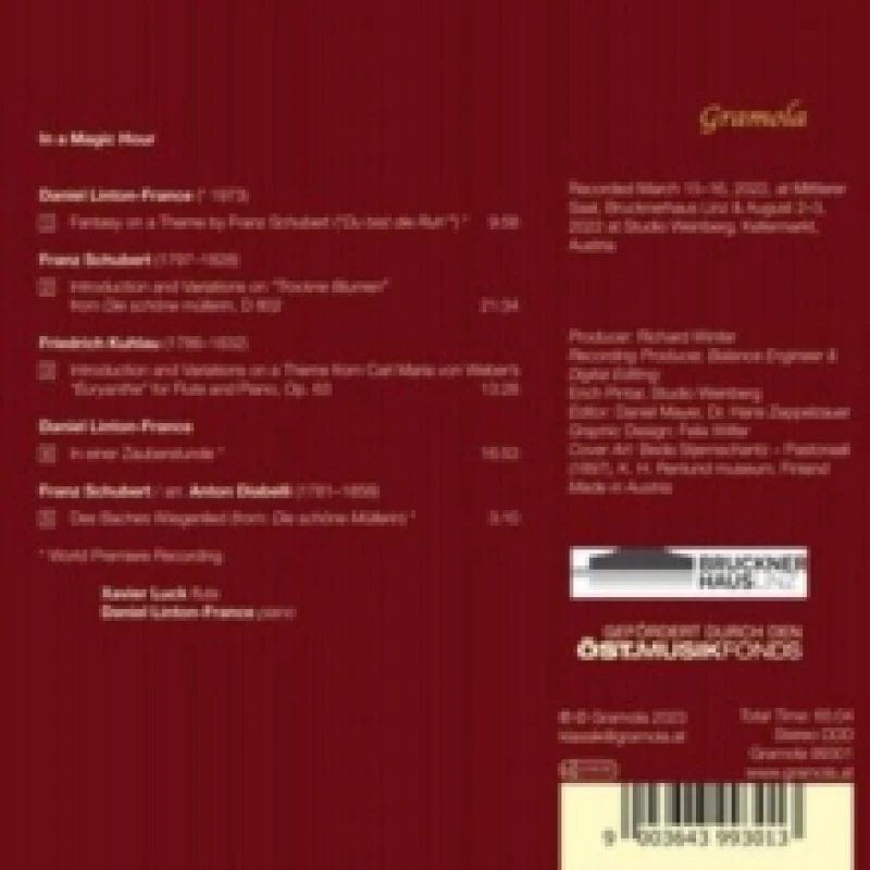 Image of Xavier Luck/Daniel Linton-France: In Einer Zauberstunde CD / Album