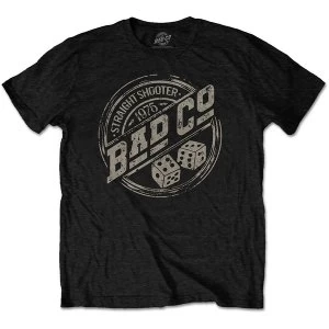 Image of Bad Company - Straight Shooter Roundel Unisex Large T-Shirt - Black