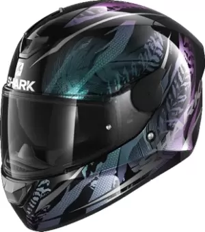 Image of Shark D-Skwal 2 Shigan Helmet, black-purple, Size S, black-purple, Size S