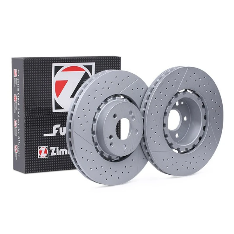 Image of ZIMMERMANN 400.5503.70 Brake disc Front Axle, Aluminium Brake Disc Hub, Coated, Alloyed/High-carbon Brake Disc (82)