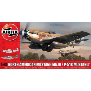 image of North American Mustang Mk.IV/P-51K Mustang Series 5 1:48 Air Fix Model Kit