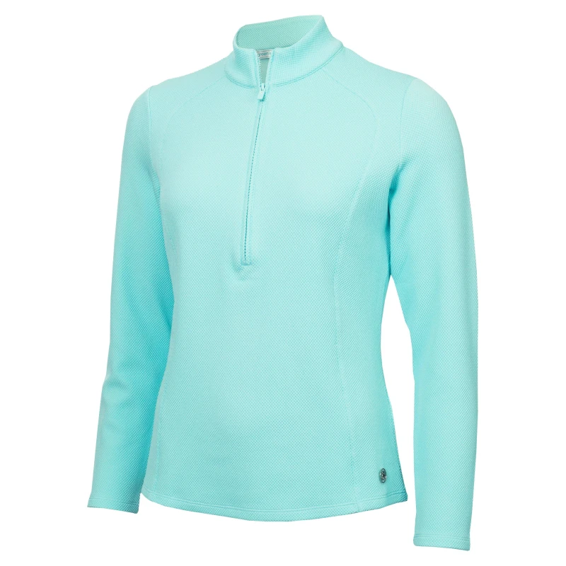 Image of Calvin Klein Golf Womens Pullover Jumper Aqua female 12 (M)