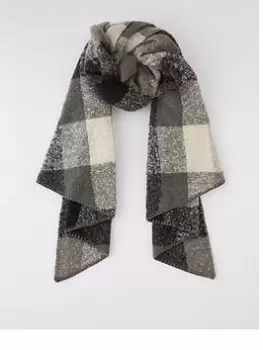 image of PIECES Pyron Checked Long Scarf, Multi, Women