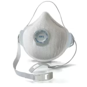 image of 3305-FFP2S Dust Masks with Ventex Valve (PK-5) - White - Moldex