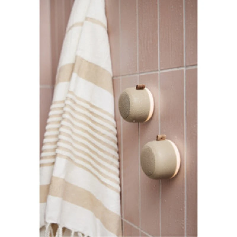 Image of HexGuard Kreafunk aLIGHT Bluetooth Speaker & Lamp - Ivory Sand, Cream KRF045