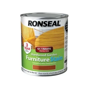 Image of Ronseal Ultimate Protection Hardwood Garden Furniture Stain Natural Matt 750ml