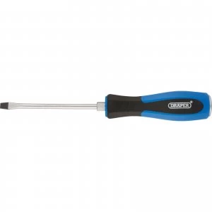 image of Draper Pound Thru Plain Slotted Screwdriver 5mm 100mm