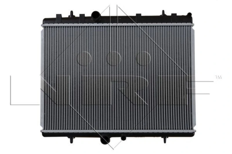 Image of NRF 50438 Engine radiator Brazed cooling fins, Aluminium, with mounting parts Aluminium Radiator,engine cooling (470)