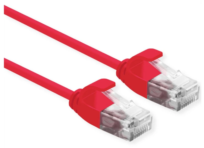 Image of ROLINE 21.15.3917 networking cable Red 5m Cat6a U/UTP (UTP)