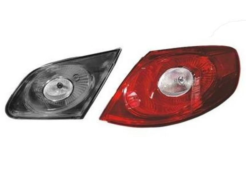 Image of VAN WEZEL 5841922 Rear light Outer section, with bulb holder, Right Combination Rearlight (391)