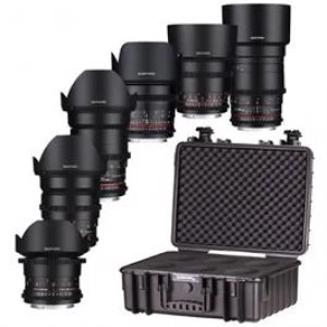 Image of Samyang VDSLR 6 Lens Kit - Canon EF