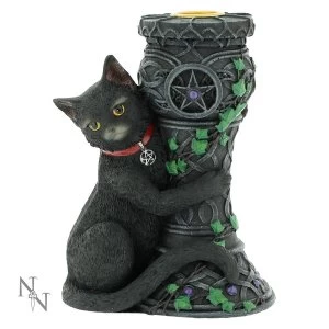 image of Midnight Cat Statue Figurine